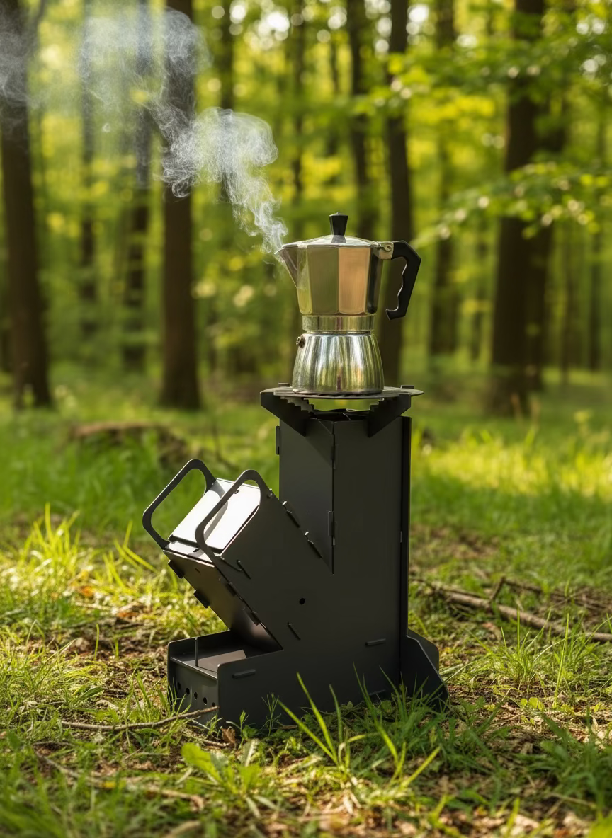 Katlanabilir Kamp Roket Sobası [RSONE]